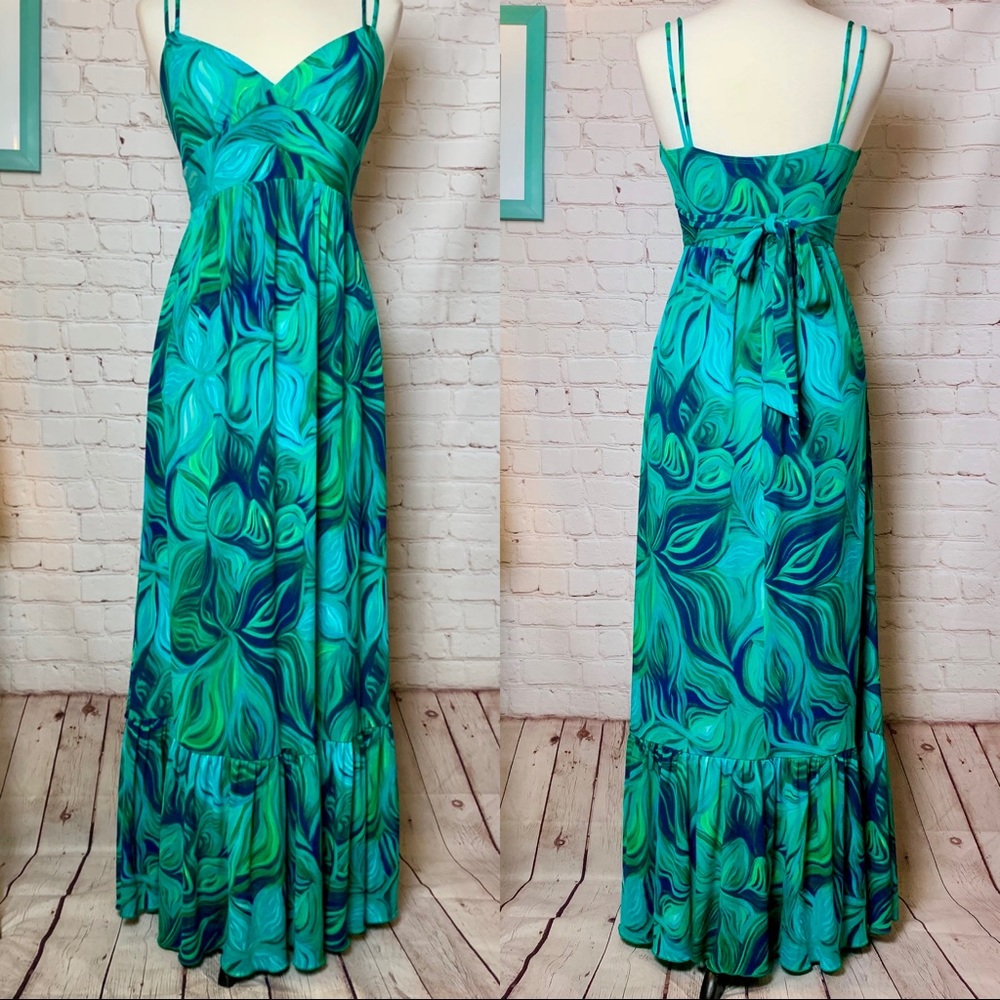 Bisou Bisou | Dresses | Sz 6 | Watercolor Maxi